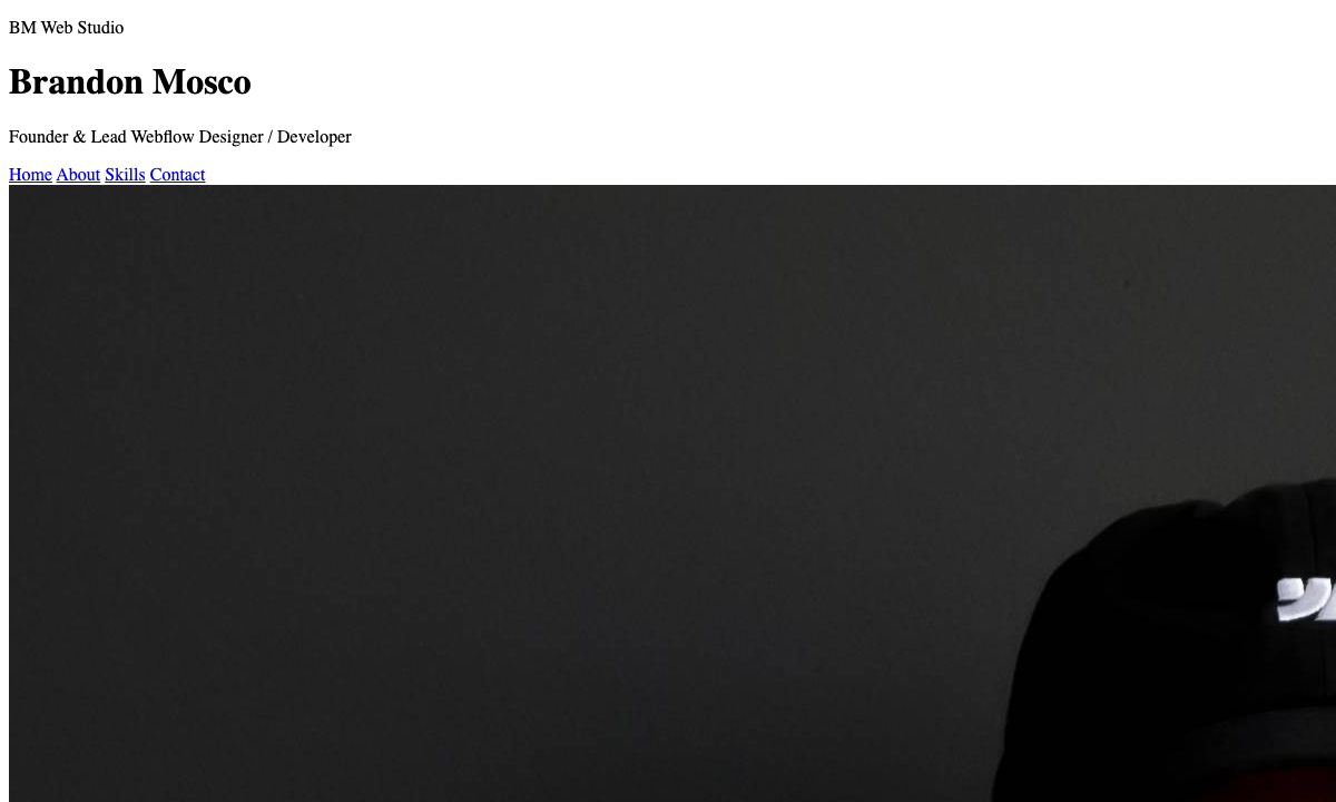 Thumbnail representing the personal bio page with long-form content and structure