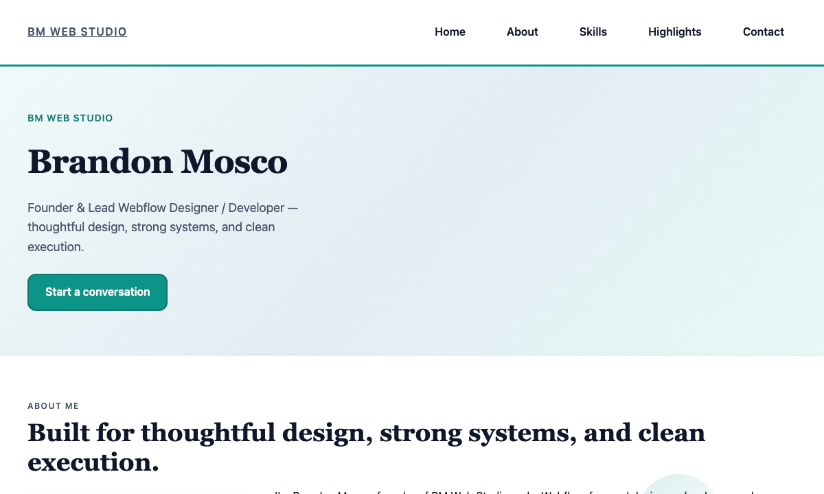 Thumbnail representing the styled landing page project with layout and CSS focus